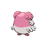 Blissey - Black White (Back View)