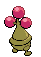 Bonsly - Black 2 White 2 Black White Animated (Back View (Shiny))