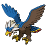 Braviary - Black White (Shiny)