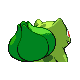 Bulbasaur - HeartGold SoulSilver (Back View (Shiny))