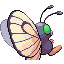 Butterfree - FireRed LeafGreen (Back View (Shiny))