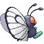 Butterfree - FireRed LeafGreen (Back View)