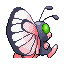 Butterfree - Ruby Sapphire (Back View (Shiny))