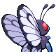 Butterfree - HeartGold SoulSilver (Back View)