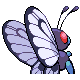 Butterfree - Platinum (Back View)