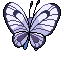 Butterfree - Black 2 White 2 Black White Animated (Back View)