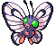Butterfree - Black 2 White 2 Black White Animated (Shiny)