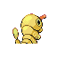 Caterpie - FireRed LeafGreen (Back View (Shiny))