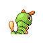 Caterpie - Ruby Sapphire (Back View)