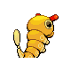 Caterpie - Diamond Pearl (Back View (Shiny))
