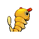 Caterpie - Platinum (Back View (Shiny))