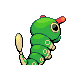 Caterpie - Platinum (Back View)
