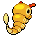 Caterpie - Black 2 White 2 Black White Animated (Back View (Shiny))