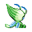 Celebi - Ruby Sapphire (Back View)