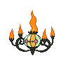 Chandelure - Black 2 White 2 Black White Animated (Shiny)