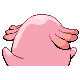 Chansey - HeartGold SoulSilver (Back View)
