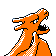 Charizard - Gold (Back View)