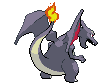 Charizard - Black 2 White 2 Black White Animated (Back View (Shiny))