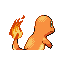 Charmander - Emerald (Back View)