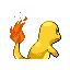 Charmander - FireRed LeafGreen (Back View (Shiny))