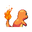Charmander - FireRed LeafGreen (Back View)