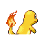 Charmander - Ruby Sapphire (Back View (Shiny))