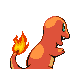 Charmander - Platinum (Back View)