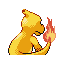 Charmeleon - Emerald (Back View (Shiny))