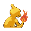 Charmeleon - FireRed LeafGreen (Back View (Shiny))
