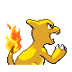 Charmeleon - HeartGold SoulSilver (Back View (Shiny))