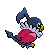 Chatot - Black 2 White 2 Black White Animated (Back View (Shiny))