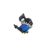 Chatot - Black White (Back View)