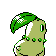 Chikorita - Crystal (Back View)