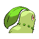 Chikorita - Platinum (Back View)