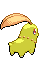 Chikorita - Black 2 White 2 Black White Animated (Back View (Shiny))