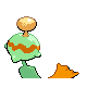 Chimecho - Diamond Pearl (Back View (Shiny))
