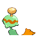 Chimecho - Platinum (Back View (Shiny))