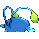 Chinchou - Diamond Pearl (Back View (Shiny))