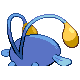 Chinchou - Platinum (Back View)