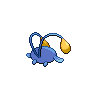 Chinchou - Black White (Back View)
