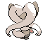 Cinccino - Black 2 White 2 Black White Animated (Back View)