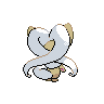 Cinccino - Black White (Back View (Shiny))