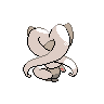 Cinccino - Black White (Back View)