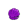 Clamperl - Black White (Back View (Shiny))
