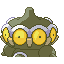 Claydol - Emerald (Back View (Shiny))