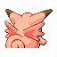 Clefable - Emerald (Back View)