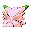 Clefable - FireRed LeafGreen (Back View (Shiny))