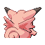 Clefable - FireRed LeafGreen (Back View)