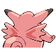 Clefable - HeartGold SoulSilver (Back View)