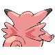 Clefable - Platinum (Back View)